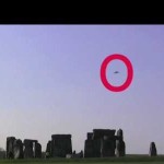 Black Saucer Over Stonehenge