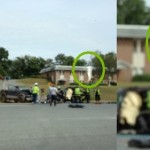 Spirit or Guarding Angel photo at accident scene